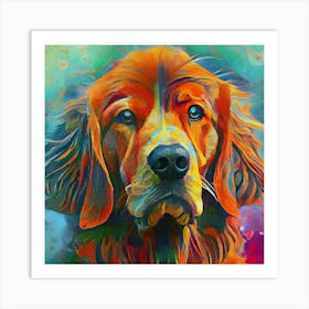 Golden Retriever Art Print