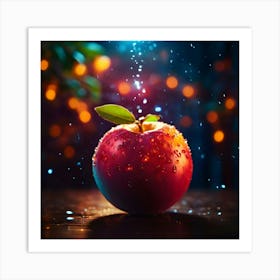 Red Apple Art Print