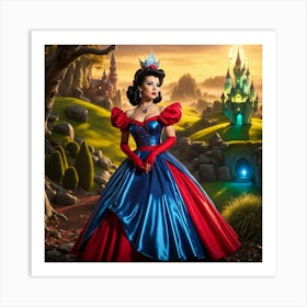 Snow White And The Seven Dwarfs 6 Art Print