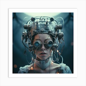 Steampunk Girl 22 Art Print