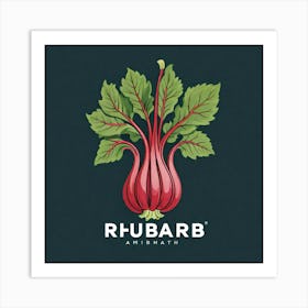 Rhubarb 134 Art Print