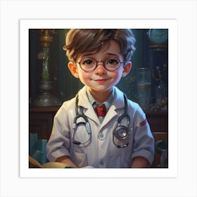 Doctor Boy Art Print