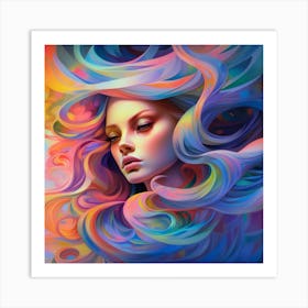 Psychedelic Art Art Print