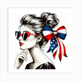 American girl Art Print