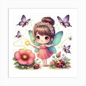 Illustration Fairy 7 Art Print