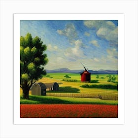 On the Farm Art Print