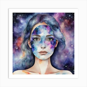 Nebula Painting Art Print