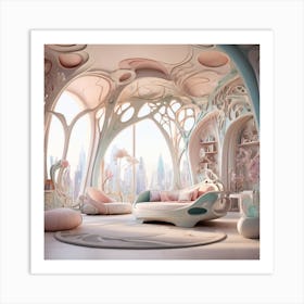 Fairytale Bedroom 1 Art Print