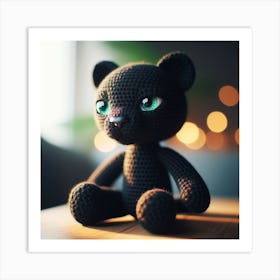 Amigurumi, Panther Art Print