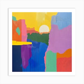 Abstract Travel Collection South Sudan 2 Art Print