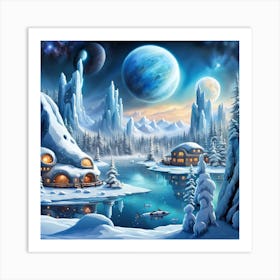 Winter Landscape Art Print