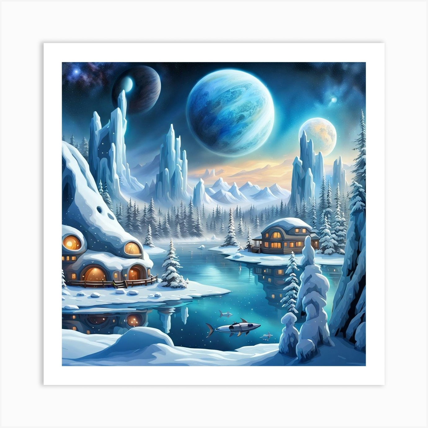 Winter Landscape by Artistic Expression