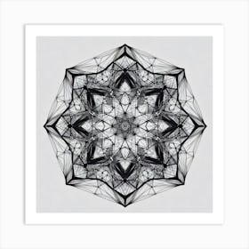 Abstract Mandala 2 Art Print