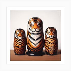 Tiger Toys Art Print