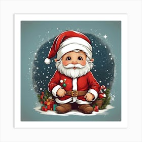 Santa Claus 6 Art Print