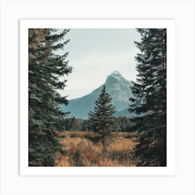 Rocky Mountain Range Art Print