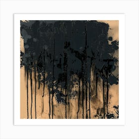 Paint It Black Art Print