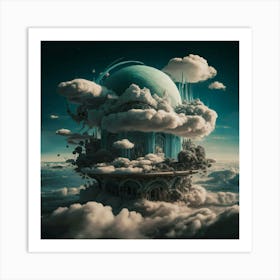 Castle In The Clouds 30 Art Print