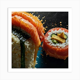 Sushi And Rice Art Print