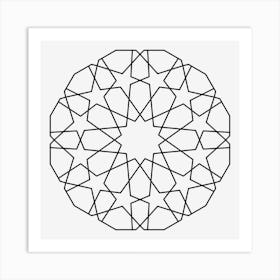 Arabesque Mandala 02 Art Print