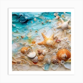 Sea Shells 1 Art Print