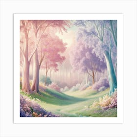 Fairy Forest 1 Art Print