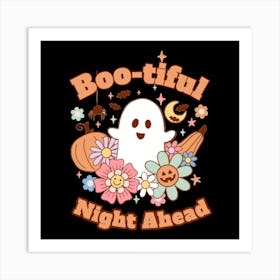 Boo-Tiful Night Ahead Art Print