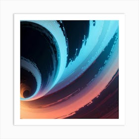 Abstract Spiral - Abstract Stock Videos & Royalty-Free Footage Art Print