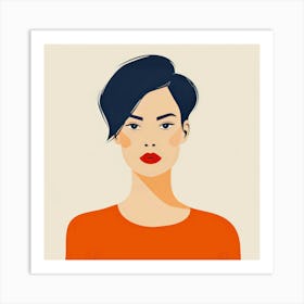 Portrait Of A Woman 153 Art Print