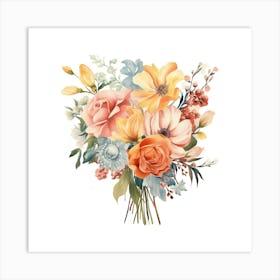 Bouquet Of Flowers 10 Art Print