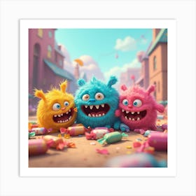 Monsters, Inc 7 Art Print