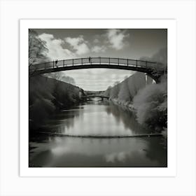 Bridge Over The River 1 Art Print