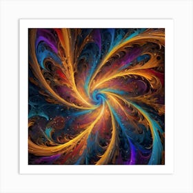 Abstract Fractal Art 12 Art Print