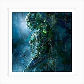 Green Man Art Print