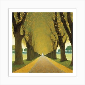 Allee At Schloss Kammer, Gustav Klimt 16 Art Print