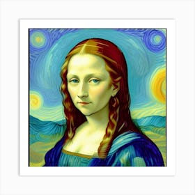 A Fresh Perspective on the Mona Lisa Art Print