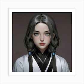 Chinese Girl Art Print