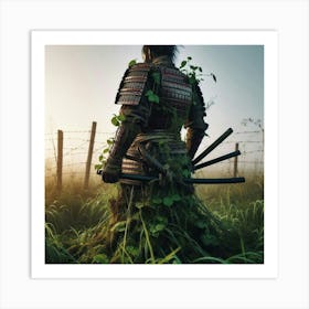 Shadow Of The Samurai Art Print