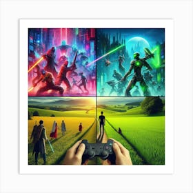 Video Game Cover Art Print