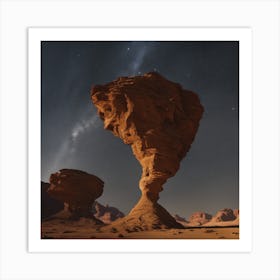 Rock Formation In The Desert Art Print