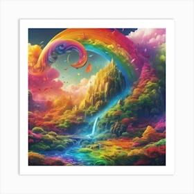 Rainbow In The Sky Art Print