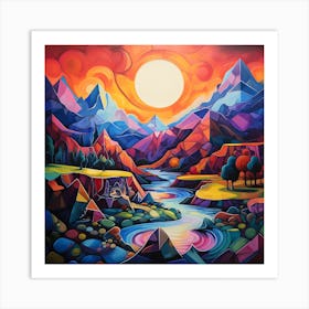 'Sunrise' 3 Art Print