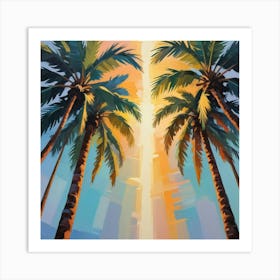 Sunday Palms Art Print 2 Art Print