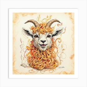 Goat Art Art Print