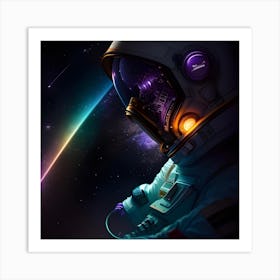 Space Wallpaper Art Print