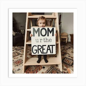 Mom Up The Great Art Print