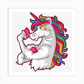 Funny Unicorn Design For Unicorn Enthusiasts Art Print