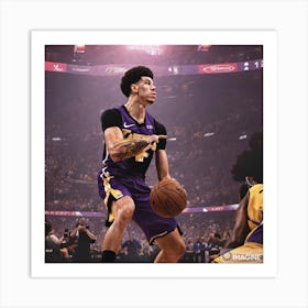 Lonzo Ball AI Art Print