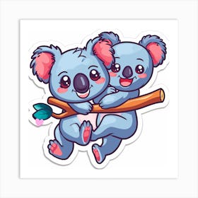 Koalas Art Print