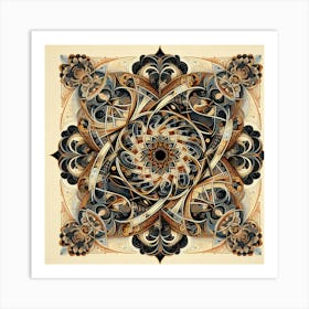 Arabic Pattern 3 Art Print